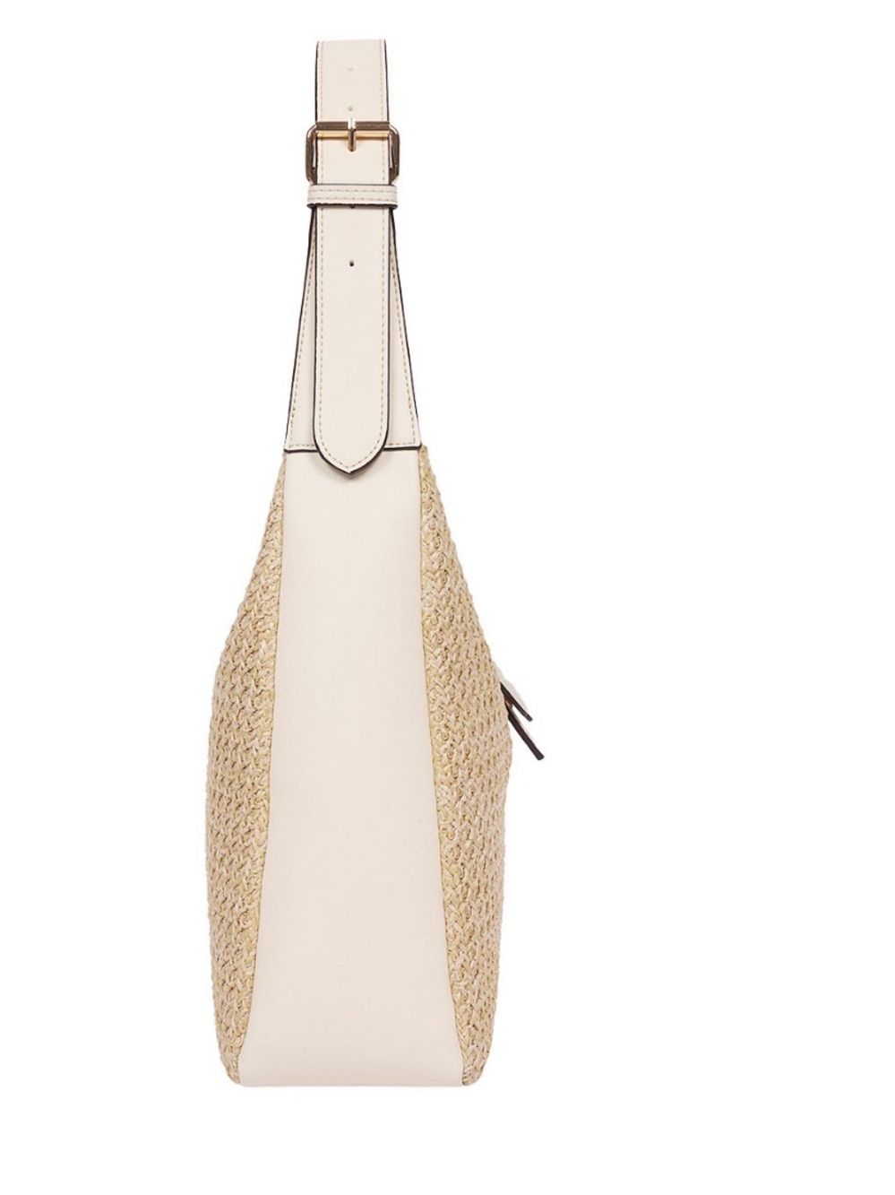 Tommy Bahama Straw Hobo Bag with Ivory Trim - Picture 4 of 4
